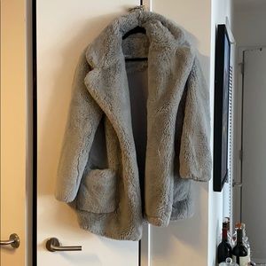 Fluffy winter coat